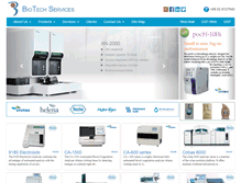 Tablet Screenshot of biotechservices-bd.com